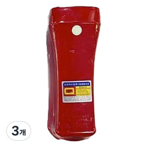 송광산업 LED 휴대용 조명등 + 배터리, 3개, 레드
