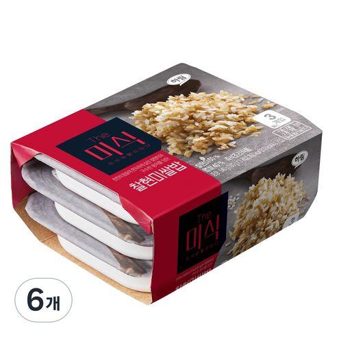 The미식 찰현미쌀밥, 180g, 6개