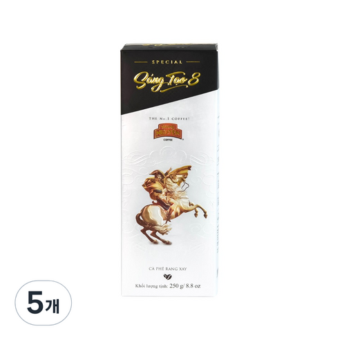 쭝웬레전드 G7 상타오 8 분쇄커피, 핸드드립, 250g, 5개
