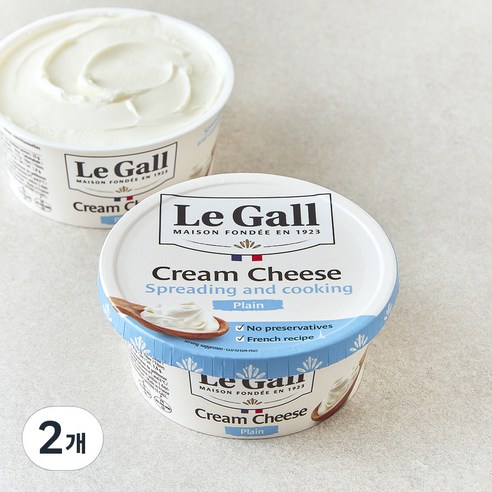 르갈 크림치즈 플레인, 150g, 1개입, 2개
