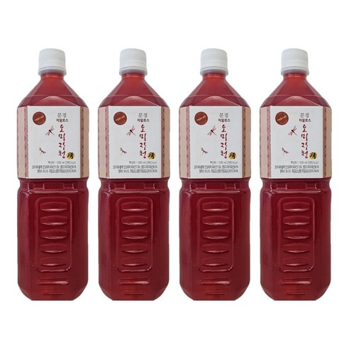 문경몰 프리미엄 오미자 자일로스 청, 1L, 1개입, 4개
