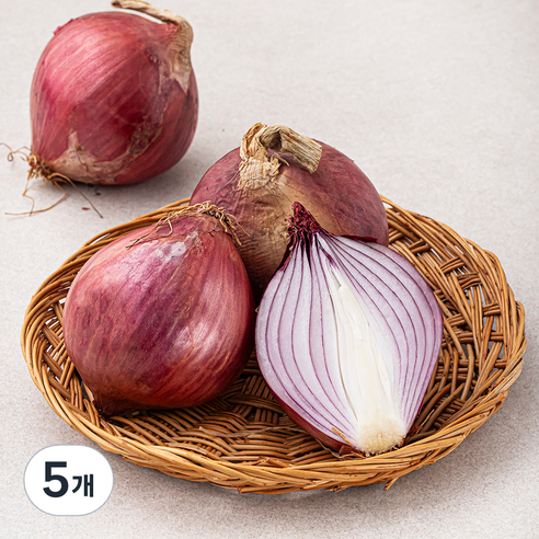 국내산 자색 양파, 1.5kg, 5개