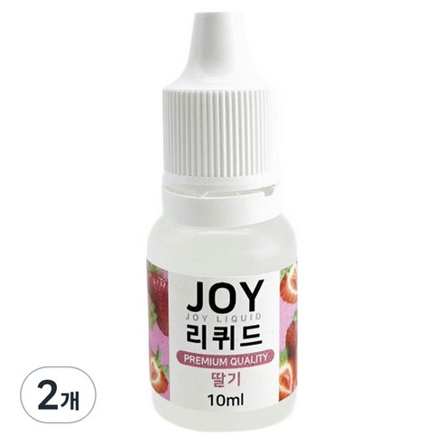 아로마조이 조이리퀴드 슬라임 향료 10ml, 2개, 딸기