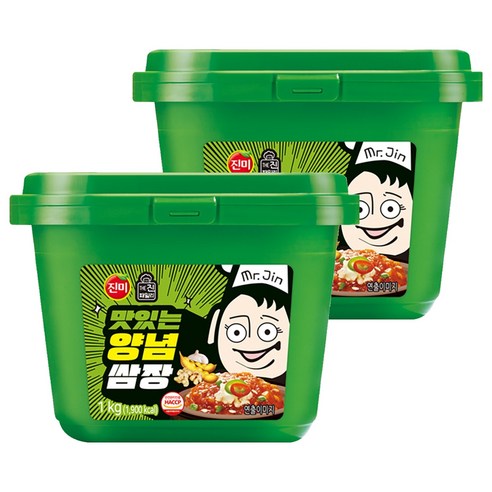 진미 맛있는 양념쌈장, 1kg, 2개