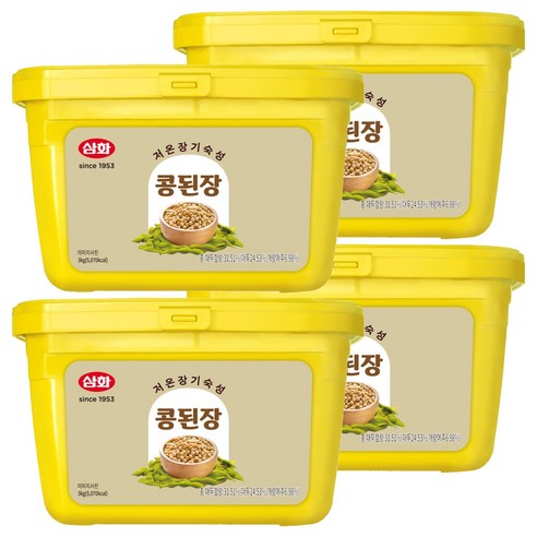 삼화 콩된장, 3kg, 4개