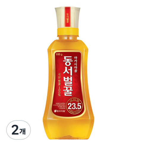 동서벌꿀 아카시아꿀, 900g, 2개