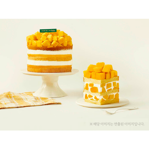 촉촉한 망고의 유혹, 온브릭스 망고 케이크로 특별한 하루를!