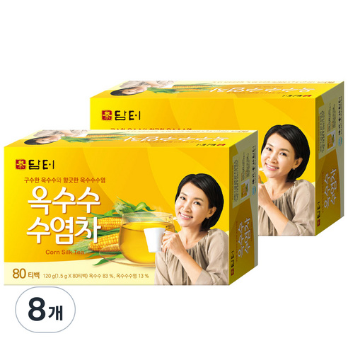 담터 옥수수 수염차, 8개
