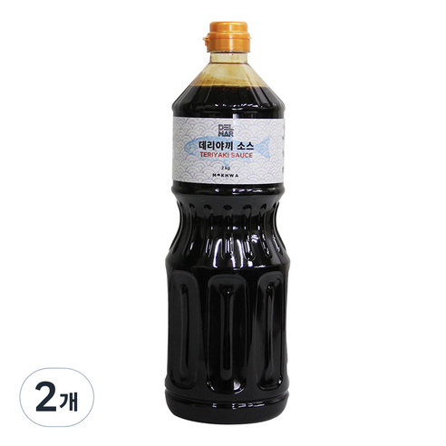 딜리셔스마켓 데리야끼소스, 2kg, 2개