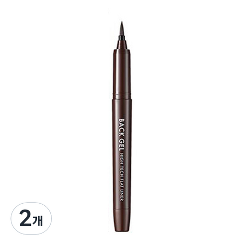 토니모리 백젤 하이테크 플랫 라이너 1.2g, 02 젤 브라운, 2개