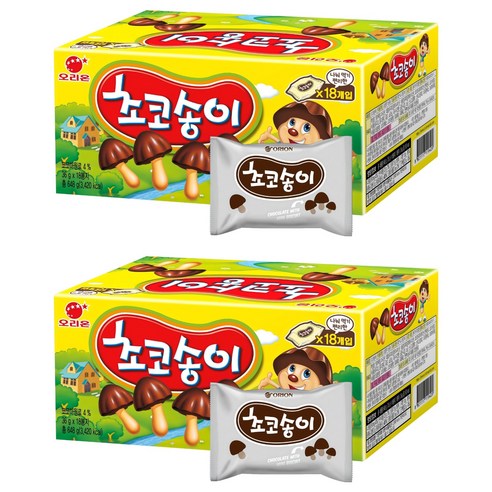 오리온 초코송이, 648g, 2개