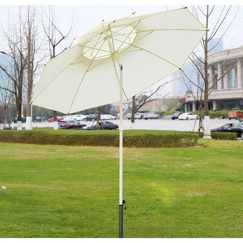 뜨거운 햇볕 아래, 시원한 그늘을 선물하는 조아캠프 2층꺾임파라솔 특대형