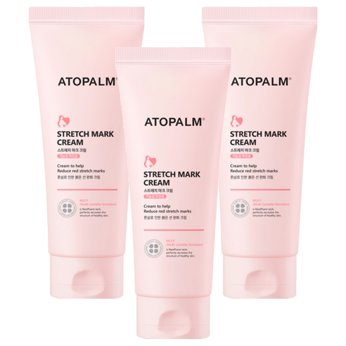 아토팜 매터니티 케어 스트레치 마크 크림, 200ml, 3개