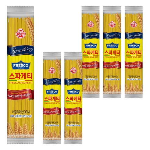 오뚜기프레스코 스파게티, 240g, 6개
