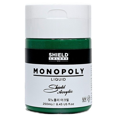 쉴드 모노폴리 아크릴물감, 633 Imperial Green, 1색, 250ml