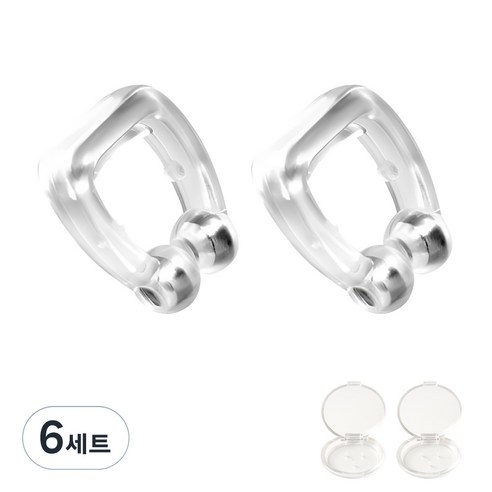 메이리빙 마그네틱 코 클립 2p, 6세트