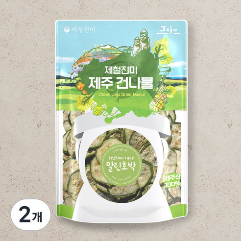제철진미 제주산 말린호박, 2개, 100g