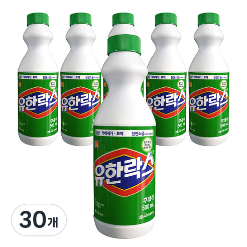 유한락스 후레쉬, 500ml, 30개