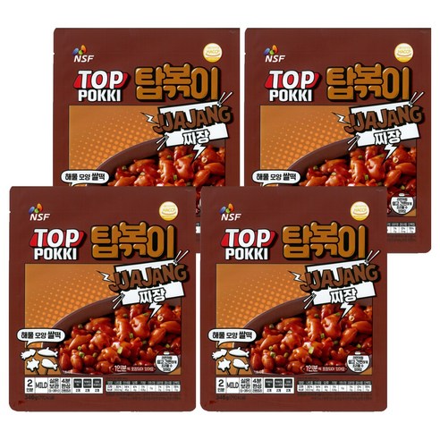 탑볶이 짜장맛, 346g, 4개