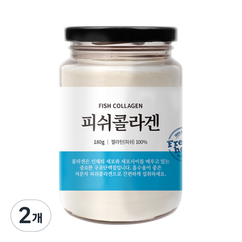신선약초 저분자 피쉬콜라겐 가루, 180g, 2개