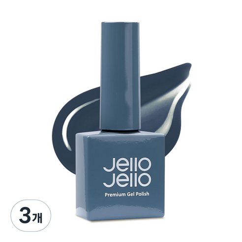 젤로젤로 밍글 콜렉션 시럽 젤 폴리쉬 네일 10ml, JJ-35 폴라나이트, 3개