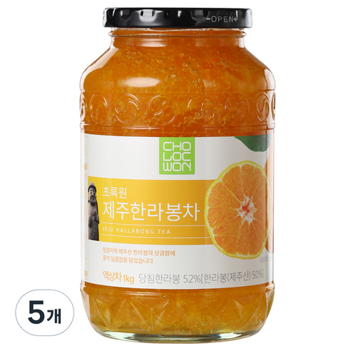 초록원 제주 한라봉차, 1kg, 1개입, 2개 수제청