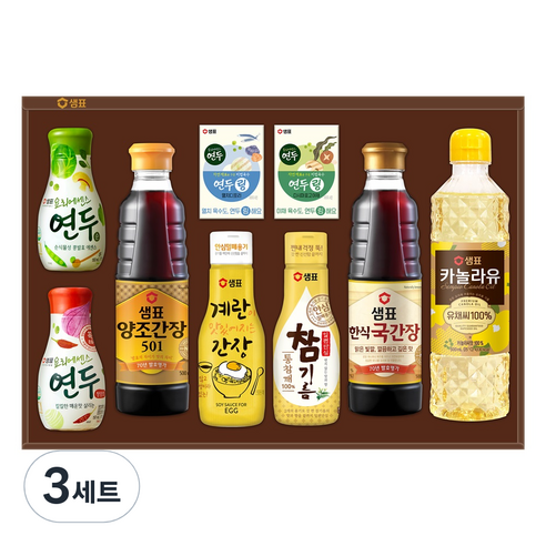 샘표 진심담은 S호 선물세트, 3세트