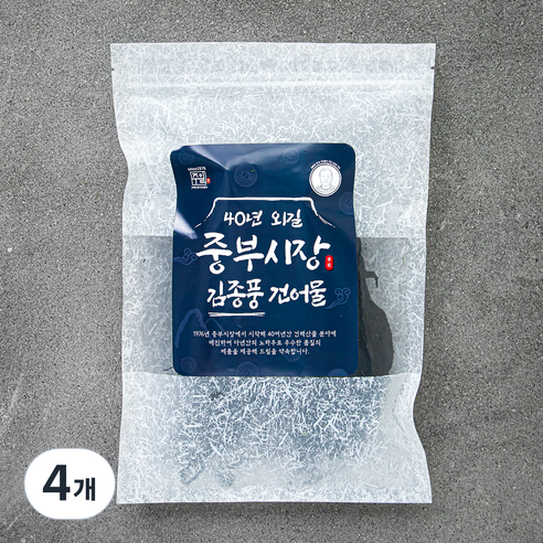 중부시장 김종풍 보들보들 건실미역, 50g, 4개