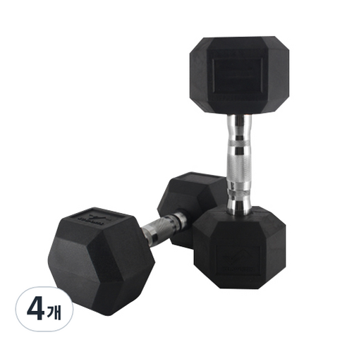 쿠스포츠 PEV 육각 아령 2kg, 4개