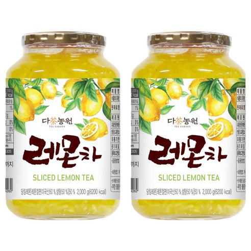 다농원 레몬차, 2kg, 1개입, 2개