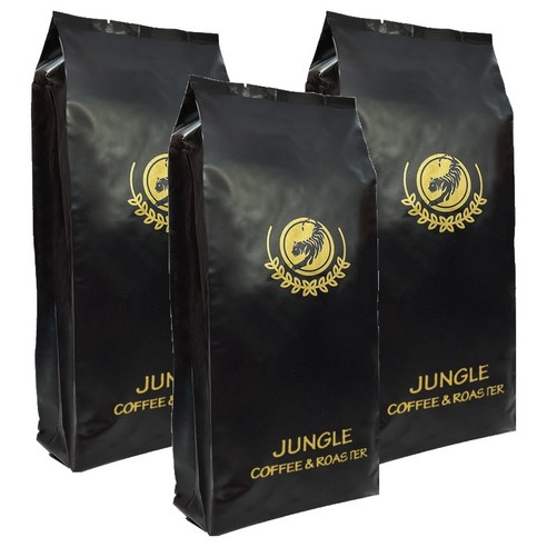 정글인터내셔널 에티오피아 예가체프G2 분쇄 커피, 커피메이커, 1kg, 3개