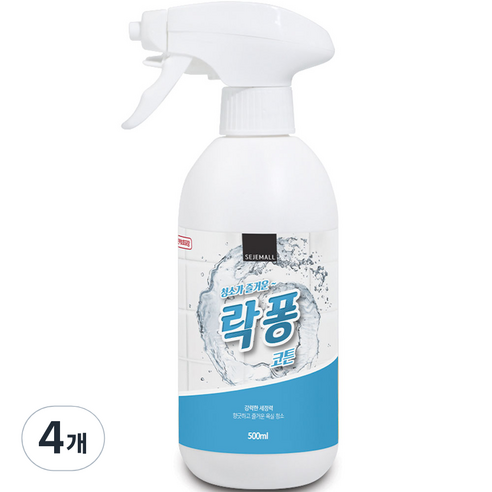 락퐁 코튼 분사형, 500ml, 4개