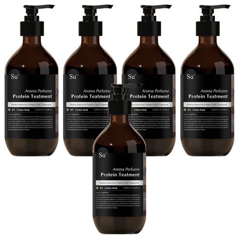 수오가닉 코튼머스크 트리트먼트, 1000ml, 5개