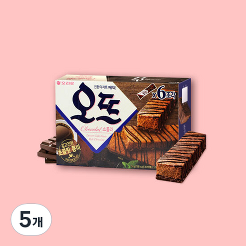 오뜨 쇼콜라 6p, 150g, 5개