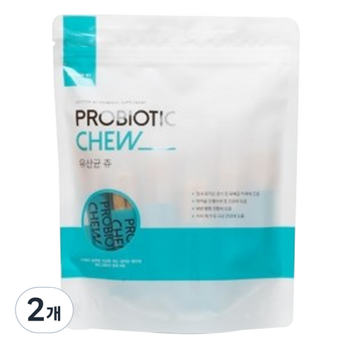닥터바이 강아지 덴탈츄 130g, 유산균, 2개