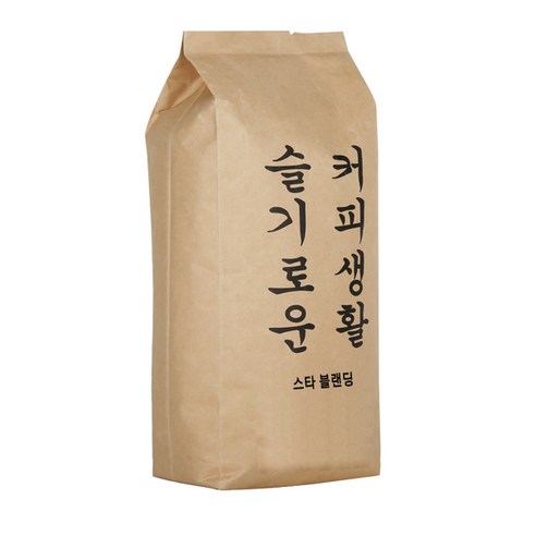 슬기로운 커피생활 스타 블랜딩 원두커피, 홀빈(분쇄안함), 1kg