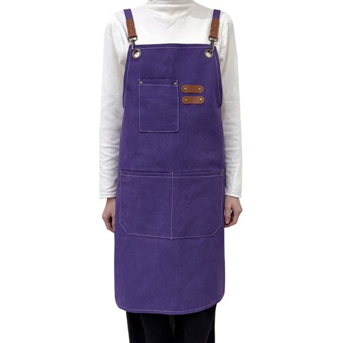 깨비다 바리스타 앞치마, 퍼플, 1개