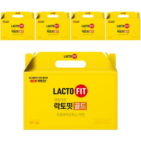 종근당건강 락토핏 골드 유산균 50p 선물세트, 100g, 15개