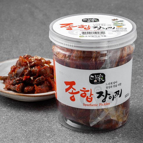 담가 종합장아찌, 500g, 1개