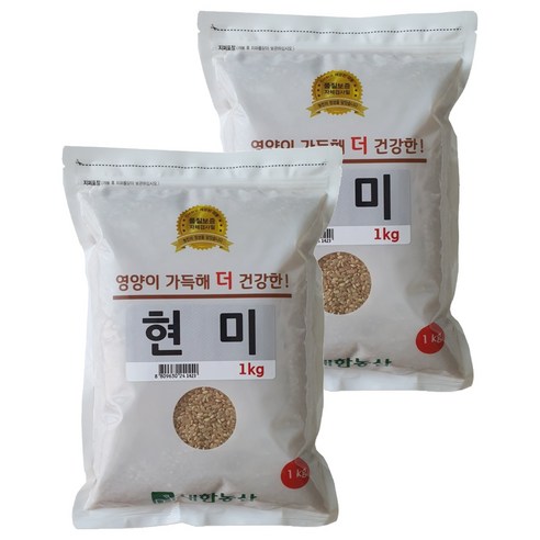 대한농산 현미, 1kg, 2개