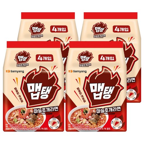 맵탱 마늘조개라면 110g