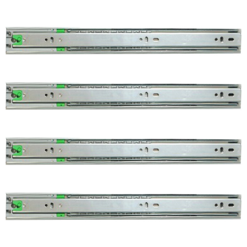 서랍레일 3단 광폭 댐핑레일 300mm, 4개