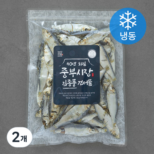 주일 40년 외길 중부시장 김종풍 국내산 디포리 (냉동), 550g, 2개