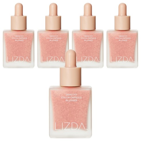 리즈다 제로 핏 컬러 캡슐 블러셔 10ml, 코랄 피크닉, 5개