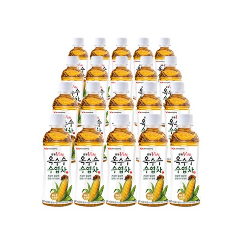 [제트스카이]광동제약 옥수수수염차, 340ml, 20개