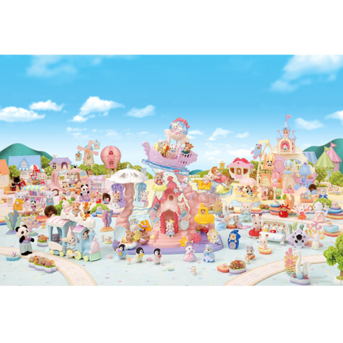 Sylvanian 家族 公仔 迷你尺寸 小號 小號 小號 尺寸 小號 迷你 微型 兔子家族