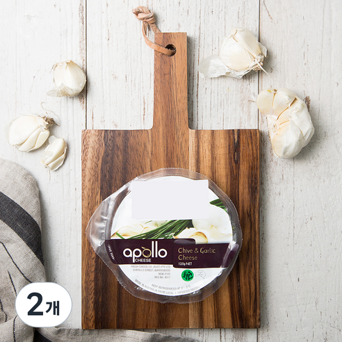 APOLLO 치브 앤 갈릭 치즈, 125g, 1개입, 2개