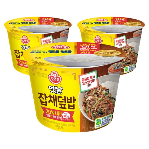 오뚜기 옛날 잡채덮밥, 236.5g, 3개