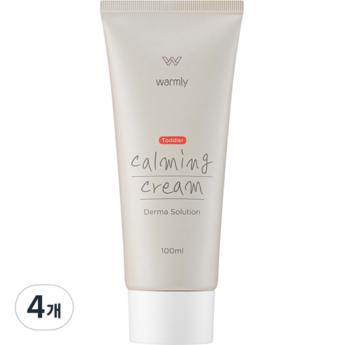 웜리 유아용 토들러 진정 카밍크림 더마 솔루션, 100ml, 4개
