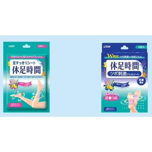 지친 다리에 시원함을, 휴족시간 쿨링 시트로!